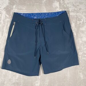 Stio Men's Board Shorts Swimwear Trunks Summer 36 (Approximately) Blue